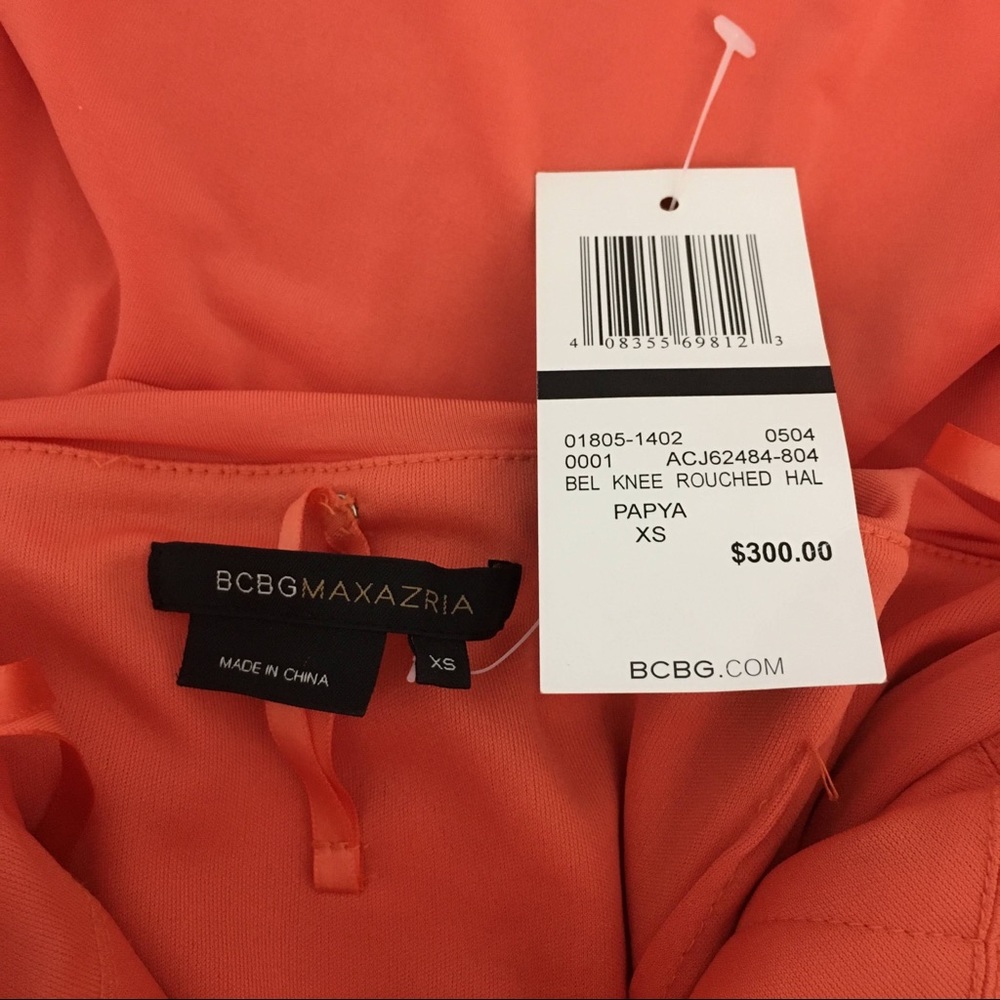 NEW BCBGMAXAZRIA Halter Formal Dress XS - Picture 4 of 7